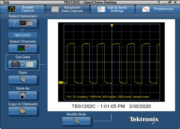 TBS1000C Series Oscilloscope Datasheet